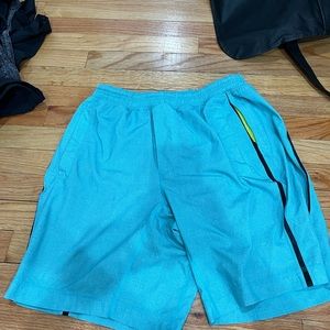 Mens LuLulemon 9 inch shorts pace breaker shorts  blue